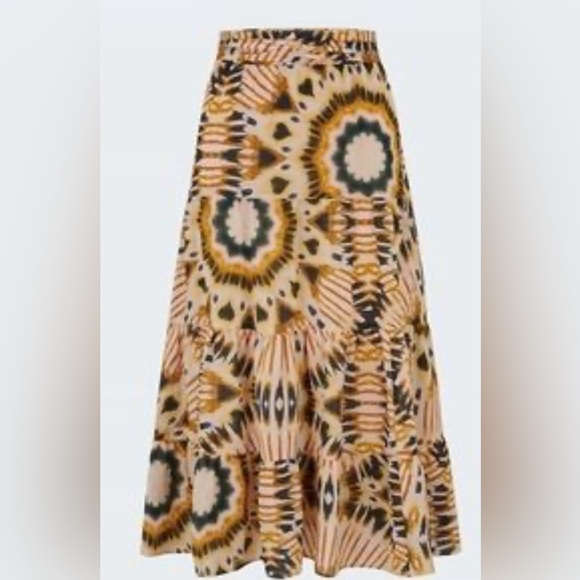 ba&sh Venus  Geometric Midi-Skirt small - Picture 1 of 4